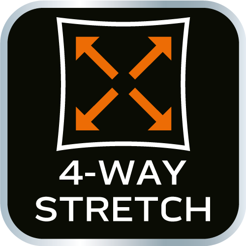 Spodnie robocze OUTDOOR, 4 way stretch, musztardowe, rozmiar M