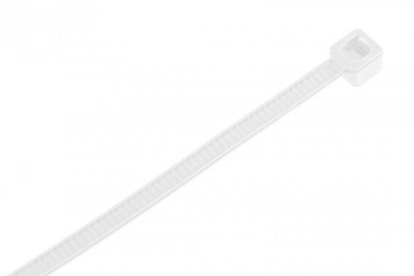 Opaski zaciskowe EXTREME 2.5 × 200 mm, białe, 100 szt.