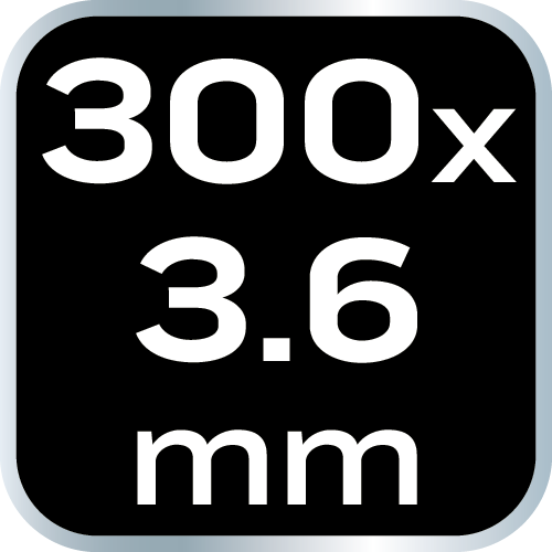 Opaski zaciskowe EXTREME 3.6 × 300 mm, białe, 100 szt.