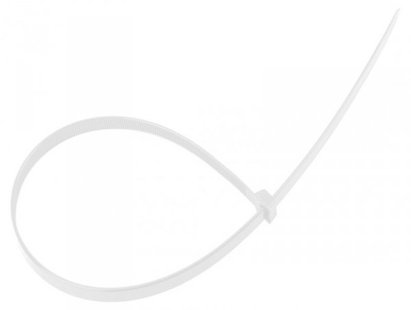 Opaski zaciskowe EXTREME 7.6 × 300 mm, białe, 50 szt.