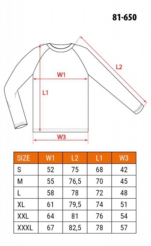 Bluza COMFORT, szary melanż, rozmiar S