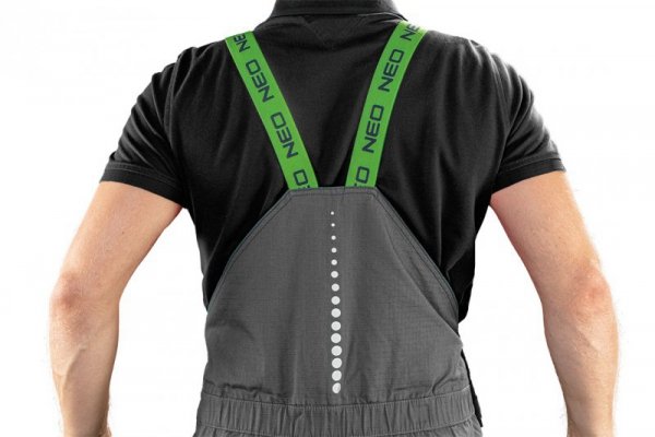 Ogrodniczki robocze PREMIUM, 100% bawełna, ripstop, rozmiar XXL