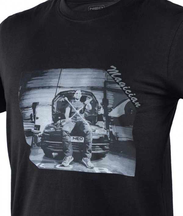 T-shirt z nadrukiem, mechanik, rozmiar S