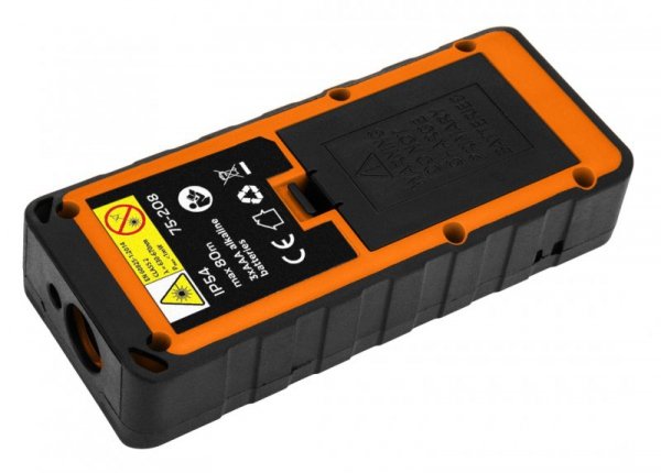 Dalmierz laserowy, zasięg 80 m, IP54