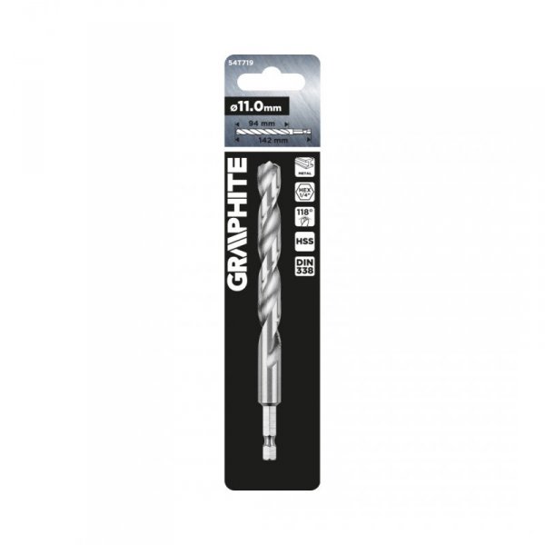 Wiertło do metalu Hex 11.0 mm