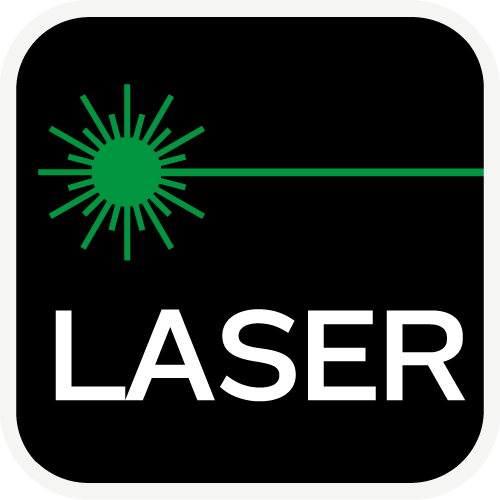 Laser krzyżowy 30 m, z etui i uchwytem magnetycznym, zielony