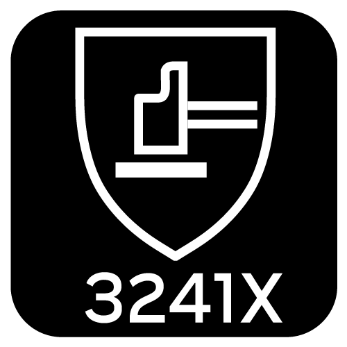 Rękawice robocze ocieplane, poliester pokryty lateksem (2 warstwy), 3241X, rozmiar 8