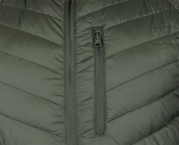 Kurtka Mix&Match, pikowana, puchowa, lekka, oliwkowo-czarna, rozmiar XL