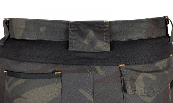 Spodnie robocze Mix&Match, Canvas, wzmocnienia z Cordury, zielone moro, rozmiar L