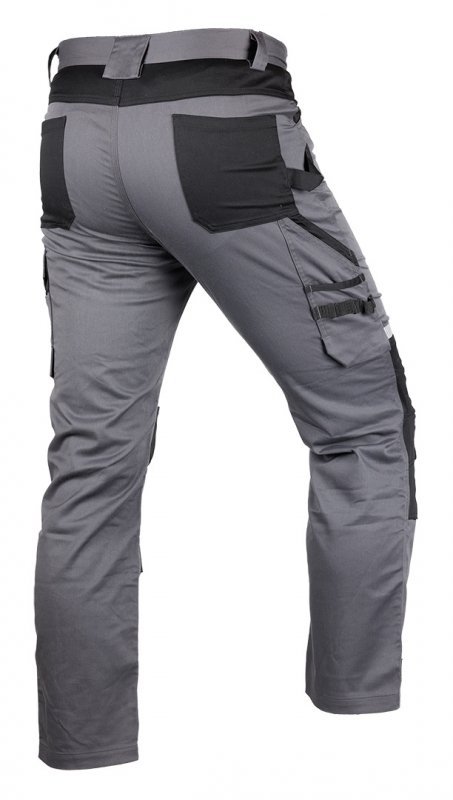 Spodnie robocze Mix&Match, szaro-czarne, rozmiar L
