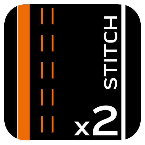 Spodnie robocze Mix&Match, 4 way stretch, czarno-pomarańczowe, rozmiar L