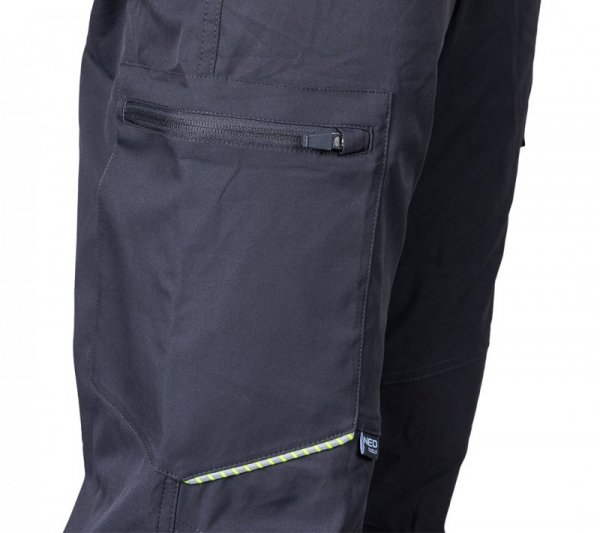 Spodnie robocze Mix&Match, stretch, szare, rozmiar L