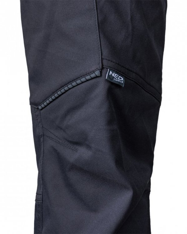 Spodnie robocze Mix&Match, stretch, czarne, rozmiar XS