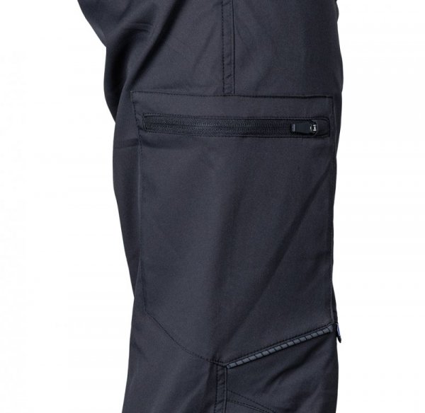 Spodnie robocze Mix&Match, stretch, czarne, rozmiar XXXL