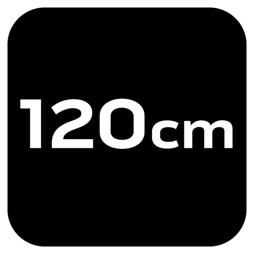 Poziomnica aluminiowa S 400, 3 libelle, 2 uchwyty, 120 cm
