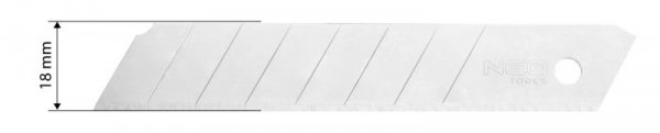 Ostrza łamane 18mm, 10 sztuk w displayu, wielokrotność 36 szt.