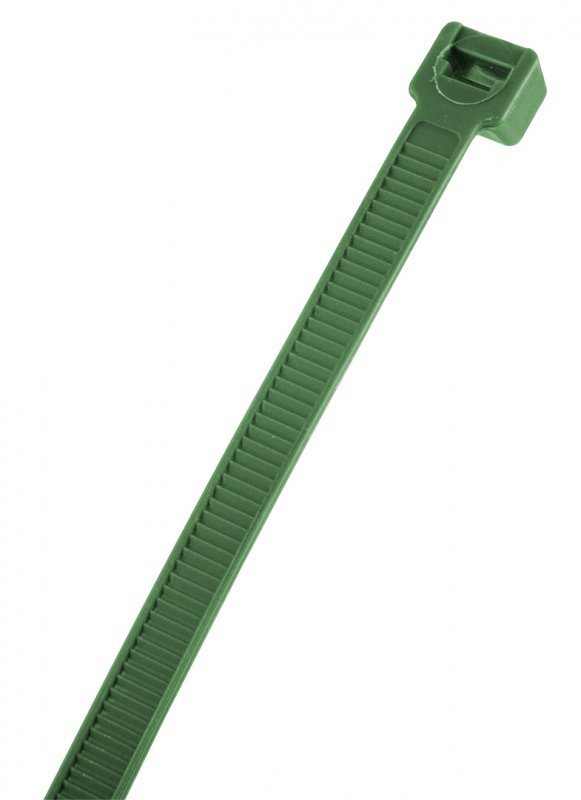 Opaski zaciskowe ogrodowe 7,6 x 380mm, 50 szt., zielone