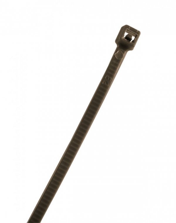 Opaski zaciskowe ogrodowe 2,5 x 200mm, 50 szt., brązowe