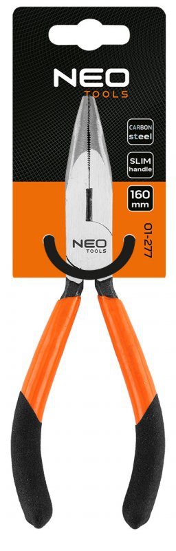 Szczypce wydłużone wygięte 160 mm