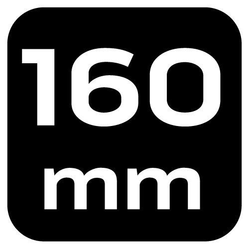 Szczypce wydłużone wygięte 160 mm