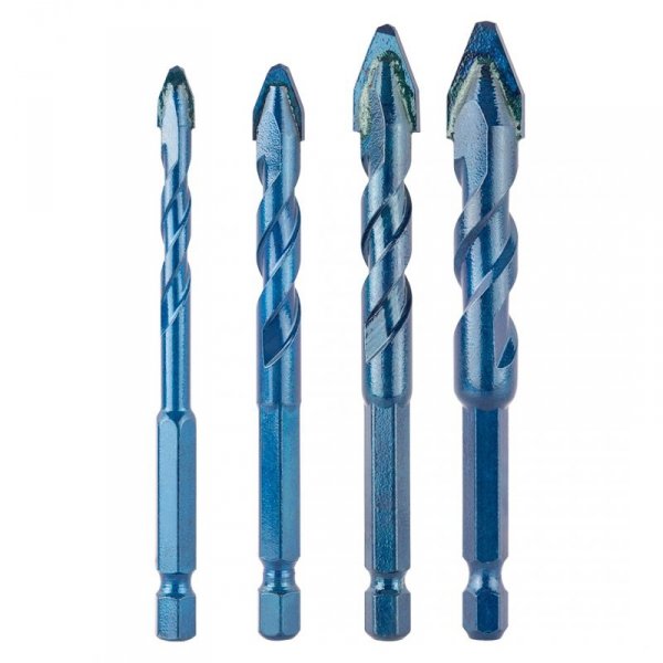 Zestaw wierteł uniwersalnych HEX 6,8,10,12 mm