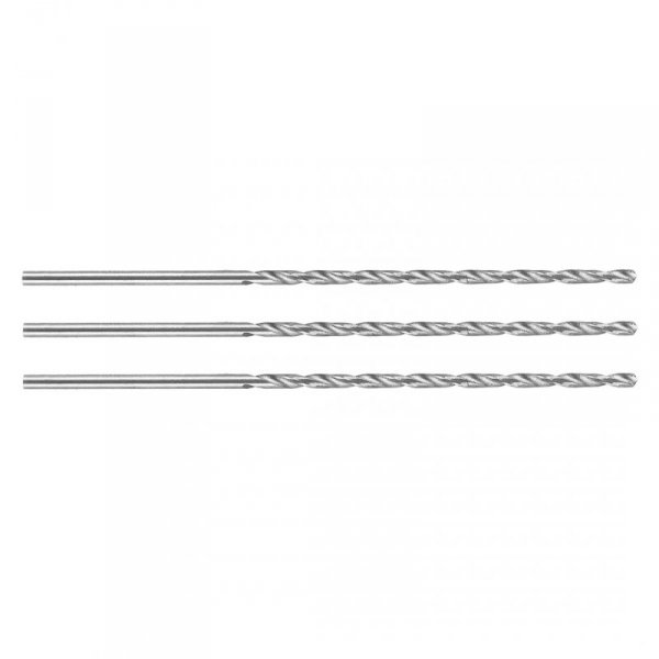 Wiertło do metalu HSS, DIN 340, przedłużane, 2 mm, 3 szt.