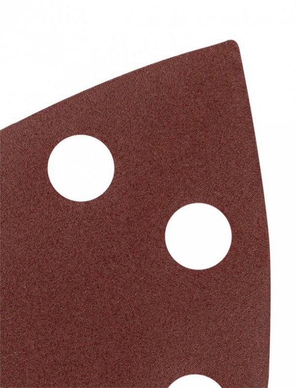 Papiery ścierne na rzep, żelazko 102 x 152 mm, P220, 5 szt., z 11 otworami
