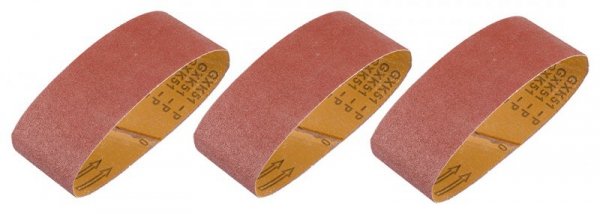 Pasy bezkońcowe 75 x 457 mm, P150, 3 szt.