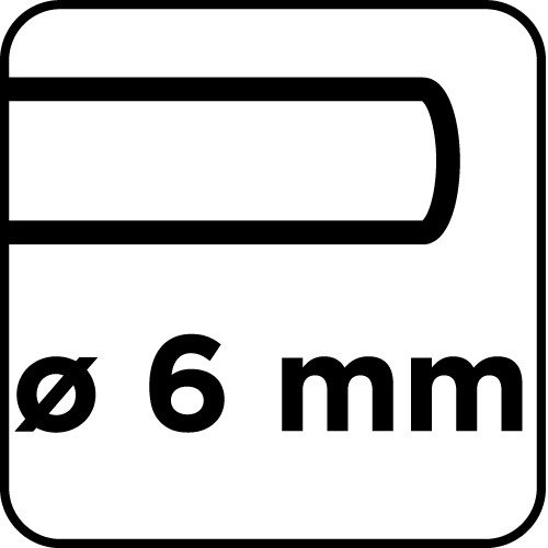 Ściernica listkowa trzpieniowa 60 x 15 x 6 mm, P100