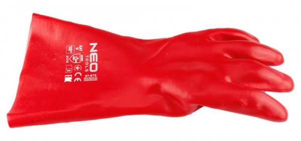 Rękawice ochronne długie PVC, 3121X, rozmiar 10