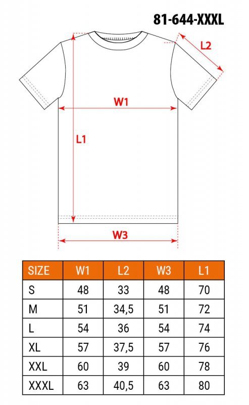 T-shirt OUTDOOR, las, rozmiar XXXL