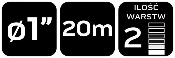 Wąż tłoczny do pomp zatapialnych fi 1&quot;, 20m