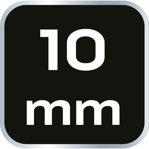 Nasadka sześciokątna 1/4&quot;, 10 mm, superlock