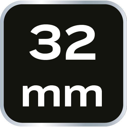 Nasadka dwunastokątna długa 1/2&quot;, 32 mm