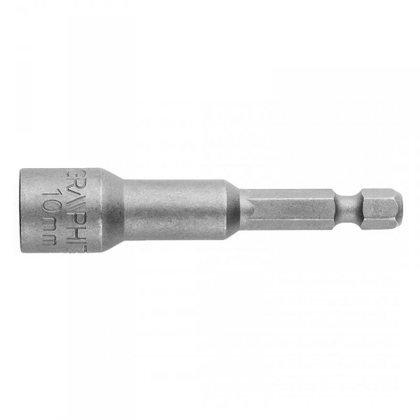 Nasadka magnetyczna 10 x 65 mm, trzpień 1/4&quot;