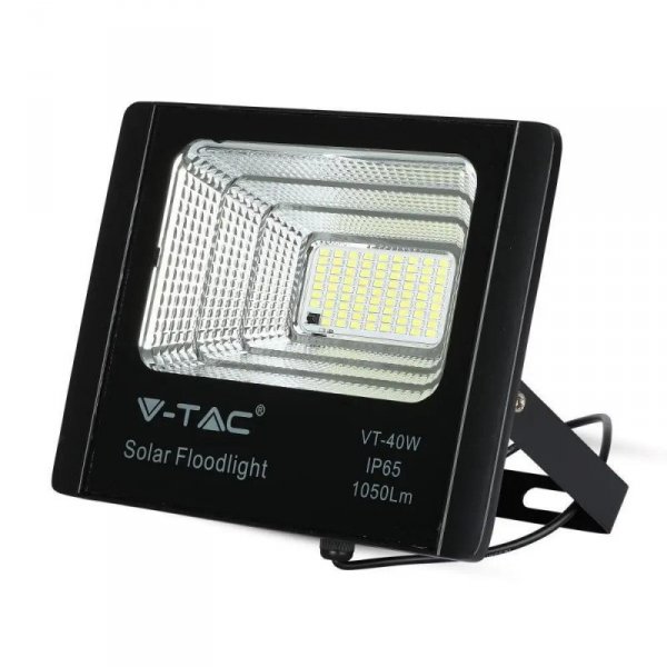 Projektor LED Solarny V-TAC 16W IP65 VT-40W 4000K 1050lm 2 Lata Gwarancji