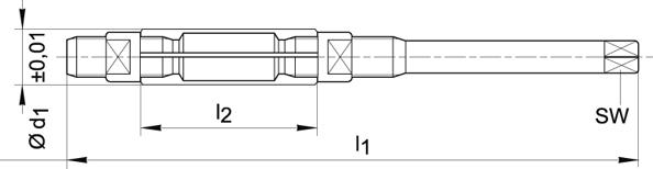 Rozwiertak nastawny HSS, 21-24mm BECK