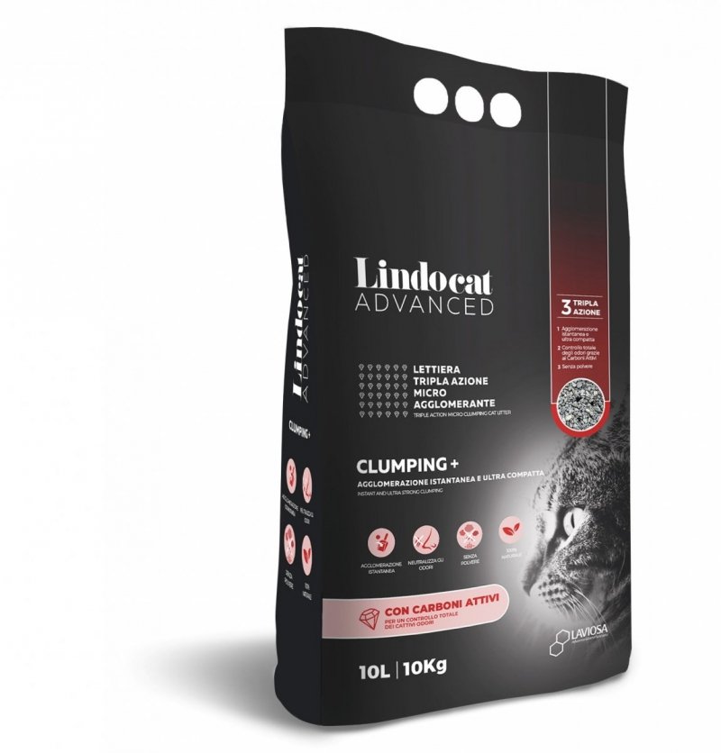 LINDOCAT Advanced Clumping+ Active Carbon Żwirek 10L