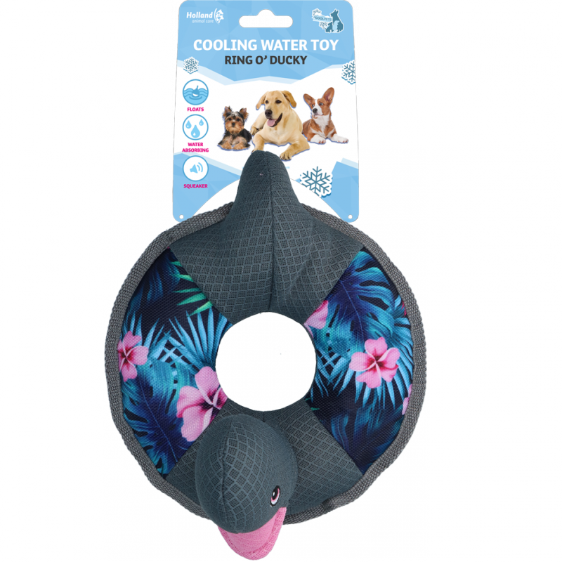 CoolPets Ring o' Ducky (Flower) Ring KACZKA zabawka do wody