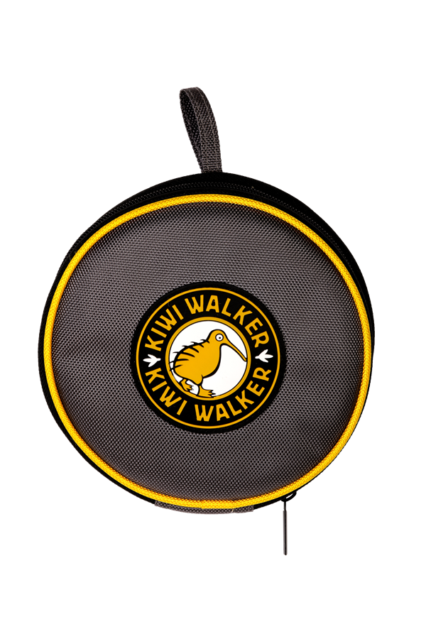 Kiwi Walker TRAVEL DOUBLE BOWL SLOWFEEDER zestaw spowalniających misek turystycznych pomarańczowych