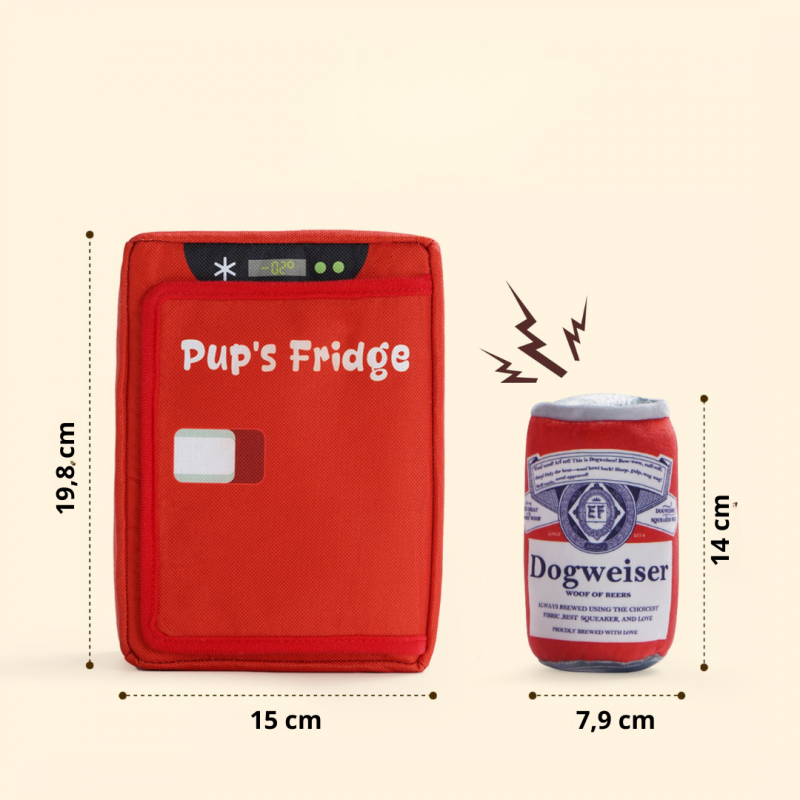 Nocciola Interaktywna zabawka dla psa LODÓWKA Z NAPOJAMI