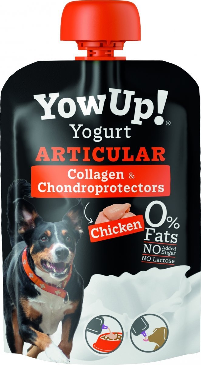 YOW UP! Zdrowe Stawy Jogurt dla psa z kurczakiem 115g