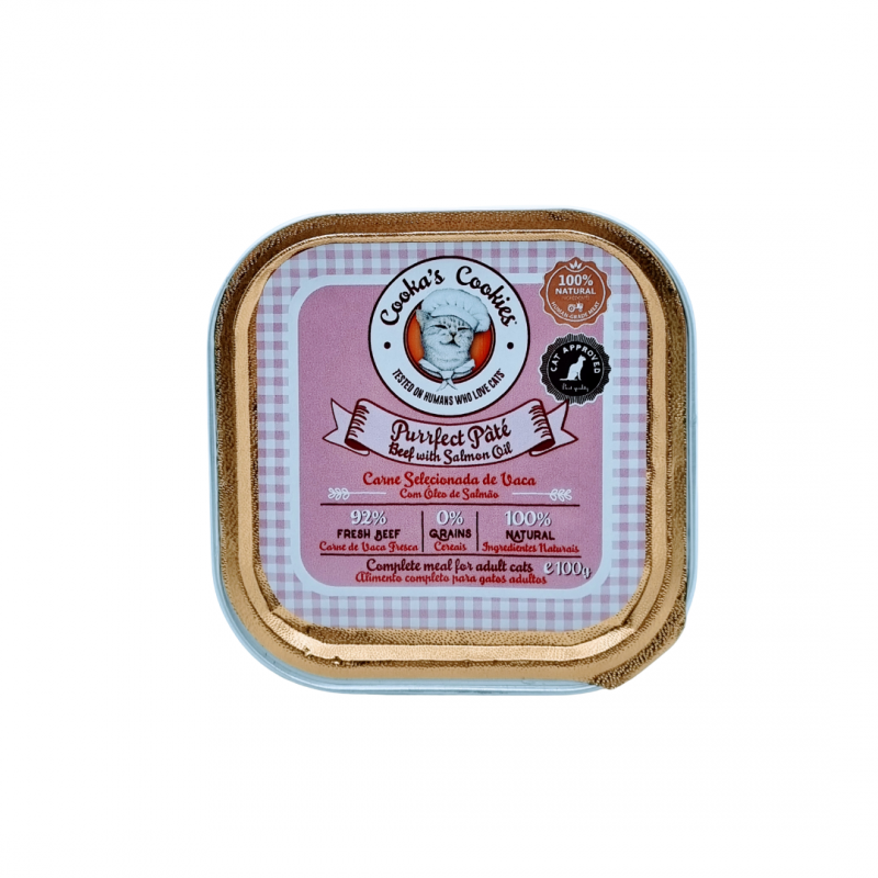 Cooka’s Cookies PURRFECT BEEF Karma mokra dla kota z wołowiną 100g