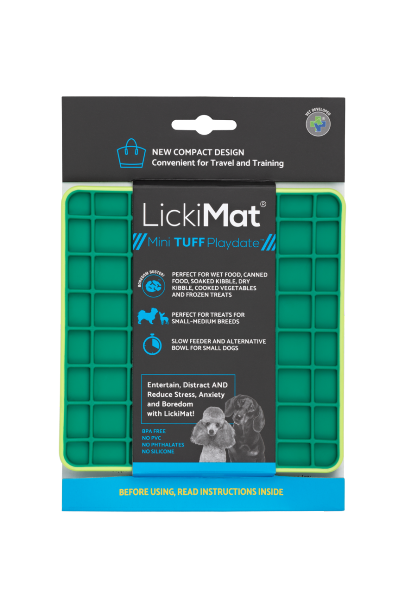 Mata LickiMat® Tuff™ Playdate™ MINI zielona