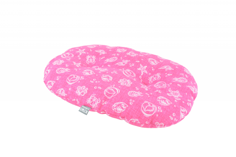KIWI WALKER Kiwi&amp;Friends Cushions Włoskie i lekkie legowisko dla psa L różowe