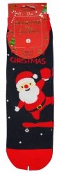 Skarpetki bawełniane, motyw świąteczny. Wykonane w rozmiarze 38-41 firmy Aura.Via