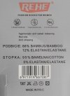 Bambusowe podbicie i bawełniana stopka gwarantują najwyższy komfort noszenia.