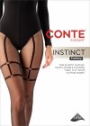 Rajstopy CONTE INSTINCT 30 Den z imitacją pończoch z podwiązkami to idealny dodatek, który podkreśli Twoją sylwetkę i doda uwodzicielskiego charakteru każdej stylizacji.