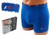 Niebieskie bokserki męskie, jakość firmy C+3 roz XL, 95% zawartość bawełny.