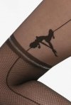 Gatta Rita to rajstopy, które dodają pewności siebie. Zmysłowy wzór pole dance, imitacja kabaretki i matowe wykończenie tworzą unikalny styl.